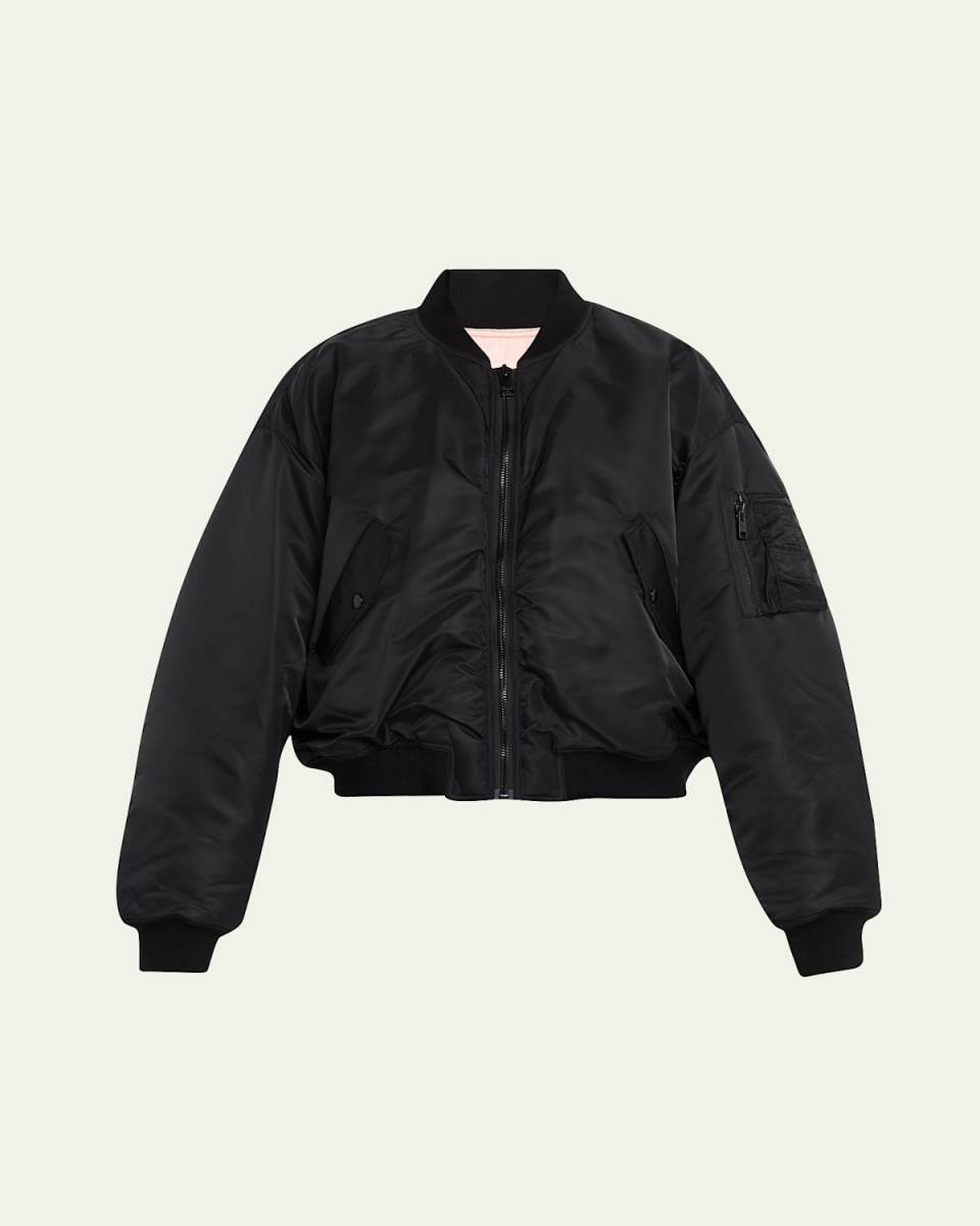 Nylon Bomber Jacket
